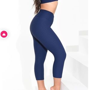 Brand New Booty By Brabants Croco Skin Cropped Leggings